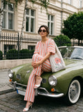 Artisanal Print Cord Set with Slouchy Tote - Bag